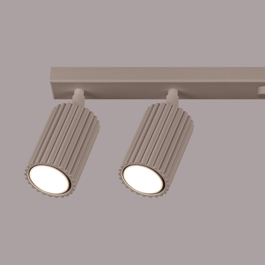 Lampada da soffitto KARBON 6L taupe