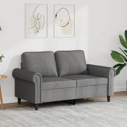 Divano a 2 Posti-Sofa 2 Posti grigio scuro 120 cm in Velluto 287011