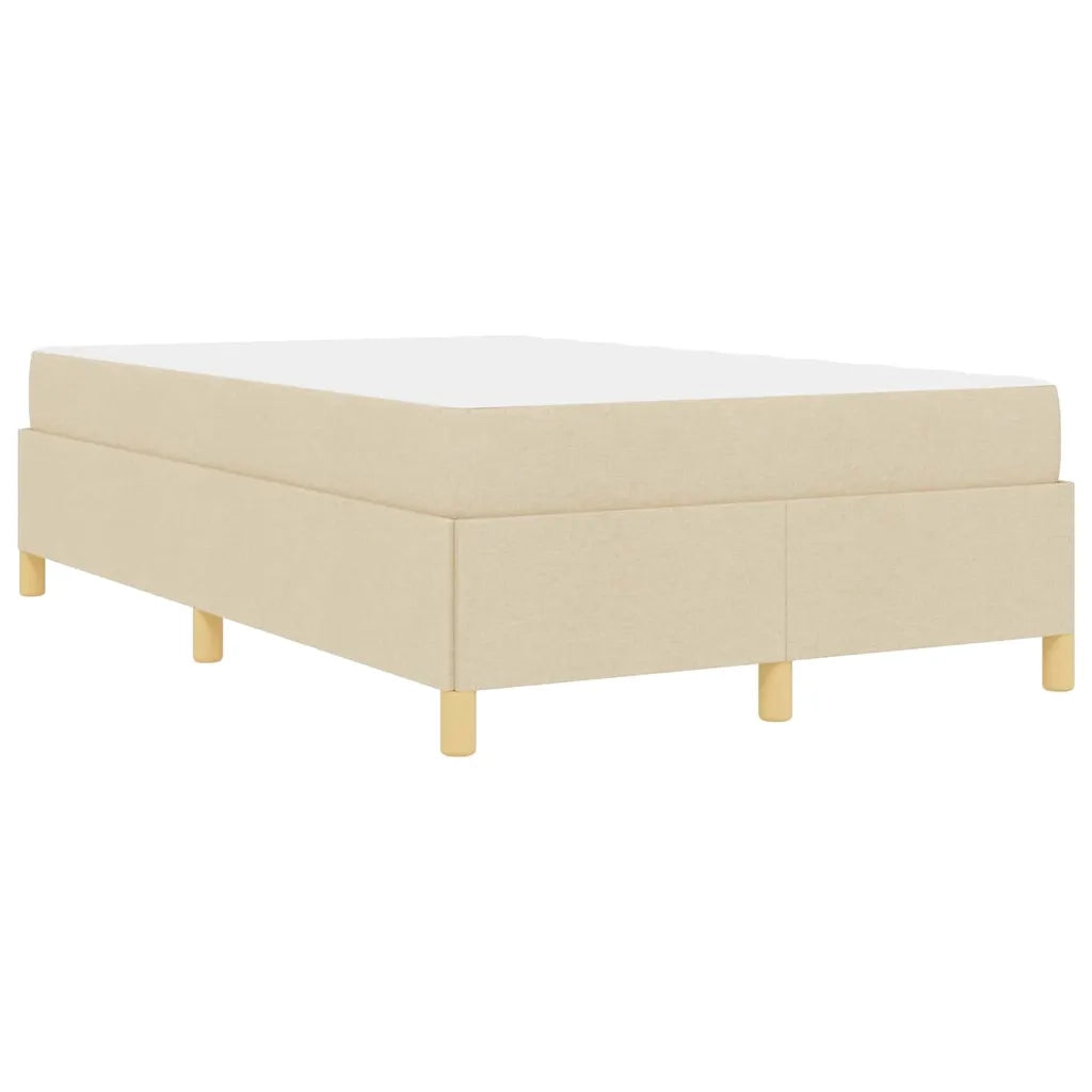Struttura del letto con materasso Crema 120 x 200 cm Tessuto 3398932