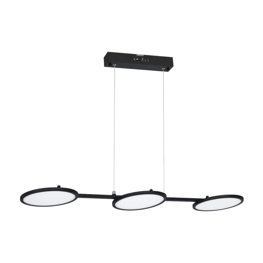Lampadario LED Milagro Giro ML237 30W bianco/nero