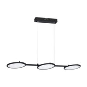 Lampadario LED Milagro Giro ML237 30W bianco/nero