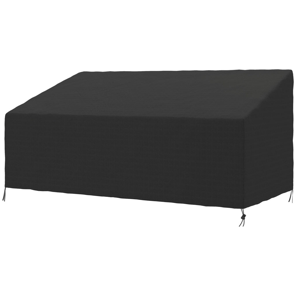 Housses per divano da esterno 3 posti ¨C Minimal ¨C 218x111x63/101 cm nero