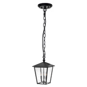 Lampada a sospensione esterna nera 3xE14 40W Hinkley