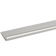 PROFILO UNGHIETTA IN ALLUMINIO- - mm.22 mt.2 argento - 5 pezzi