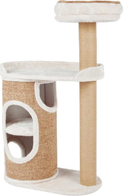 Posto per Gatti in Fibra 117 cm Grigio chiaro/Caffè