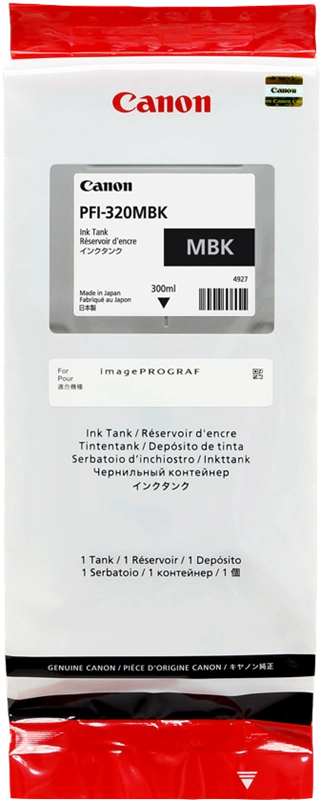 Canon PFI-320MBK cartuccia d'inchiostro 1 pz Originale Nero opaco