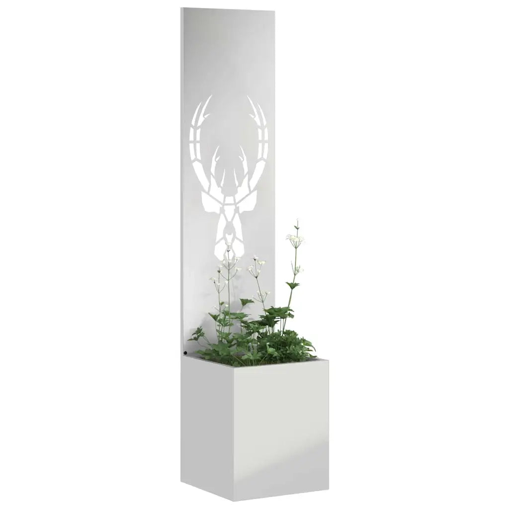Schermo per privacy in giardino Argento 32 x 32 x 150 cm 876418