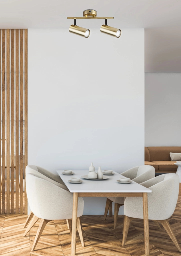 Candellux COLLY lampada parete-soffitto 2xGU10 15W ottone