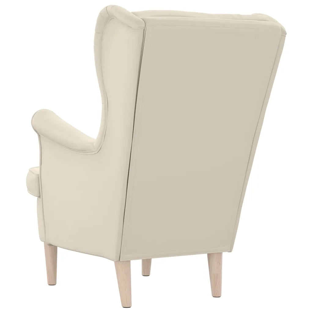 Poltrona Bianca 74x84x100 cm Lino 4016907