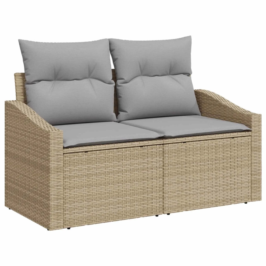 Set di divani 8 pz Beige e Grigio Chiaro 3448235