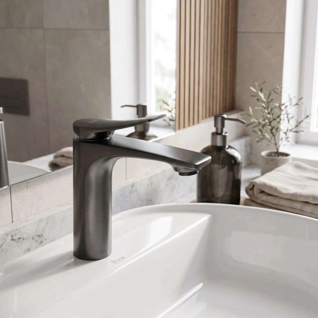 Rubinetto Per Lavabo Premium Rea Vision Titan Low