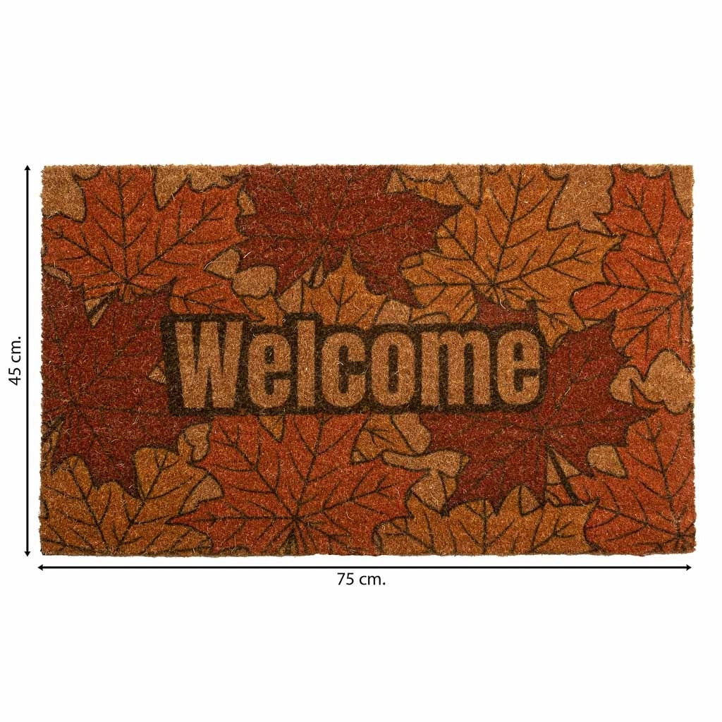 Zerbino PVC stampato marrone 45x75