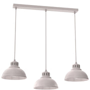 Lampada a sospensione a barra Sven 3xE27 cashmere Luminex