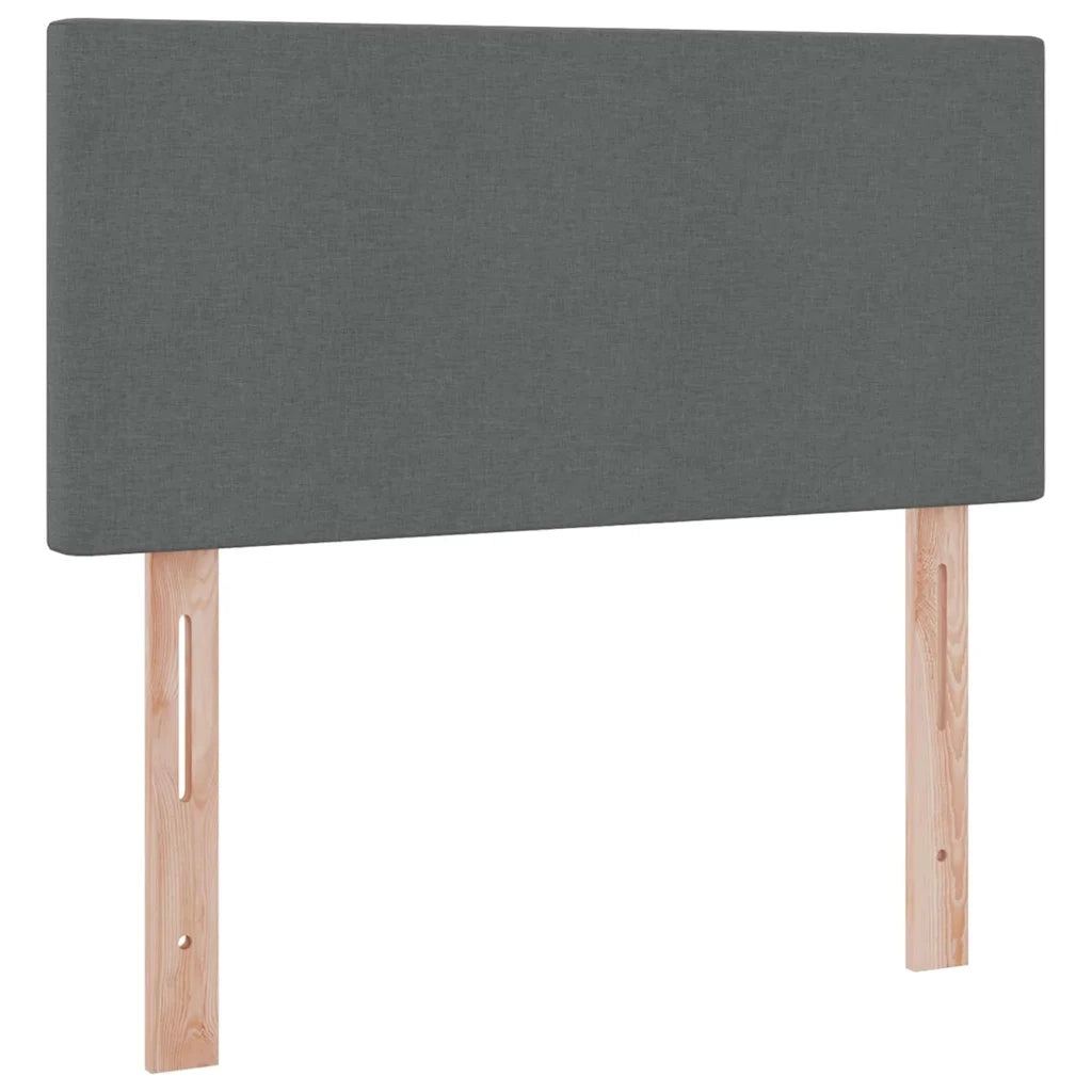 Letto con contenitore e materasso Grigio scuro 90 x 200 cm 3370420