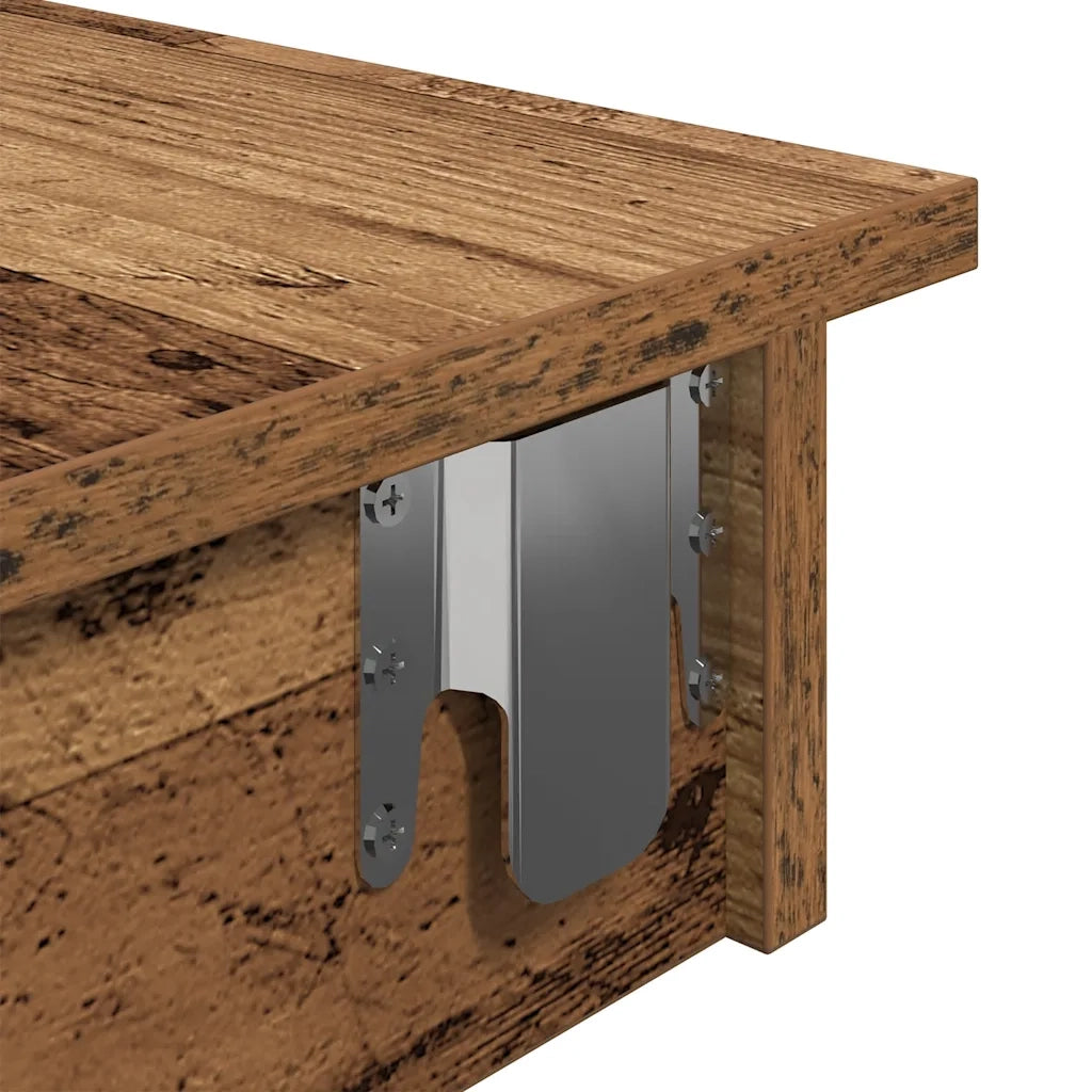Bancone da Muro Legno Antico 102x45x103,5cm Legno Multistrato 856860