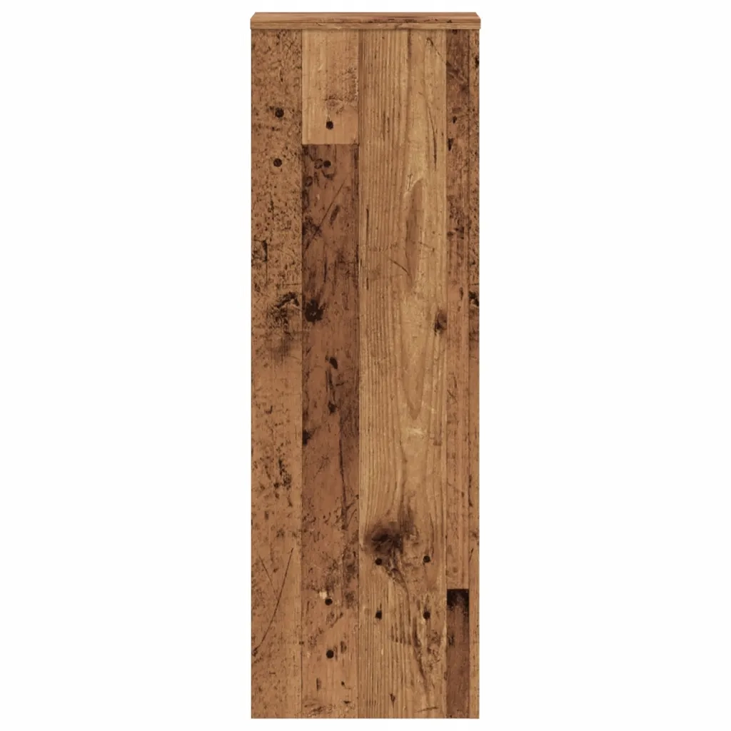 Supporti per Piante 2 pz Legno Vecchio 33x33x100 cm Multistrato 3307889