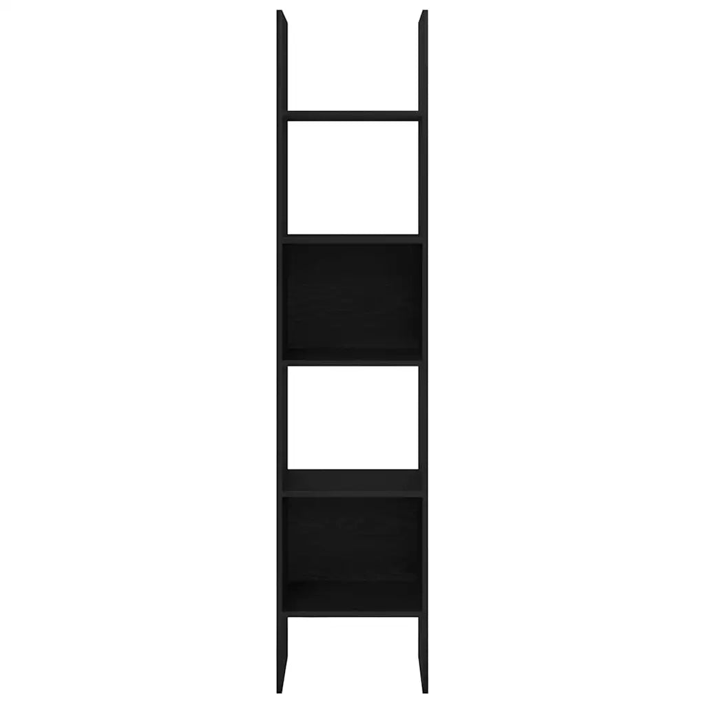 Armadio per Libri 5 livelli 40 x 35 x 180 cm Rovere Nero 875020