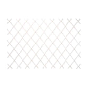 Traliccio Estensibile in PVC per Recinzione Giardino Verdemax Formato: 2 x 1 Mt, Colore: Bianco