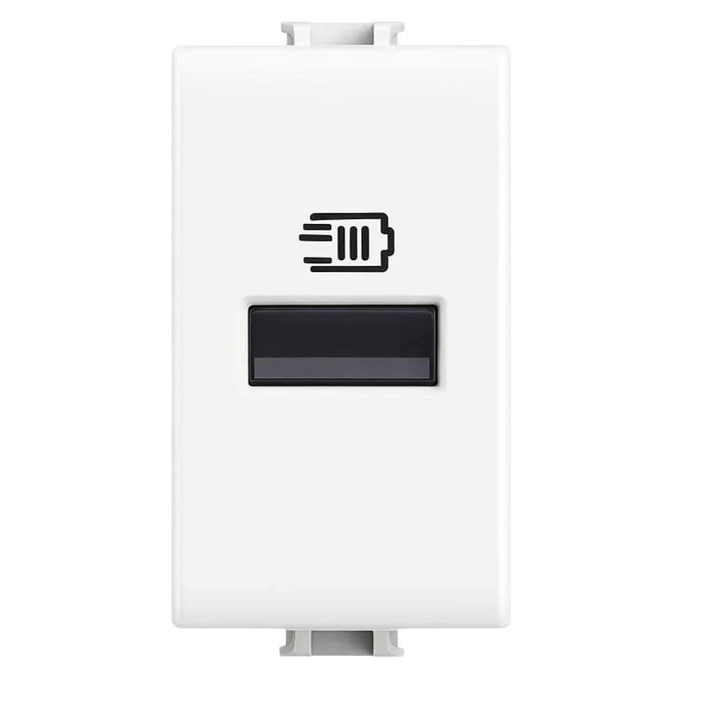 Presa usb 1 modulo bticino am4191a 15w 230v