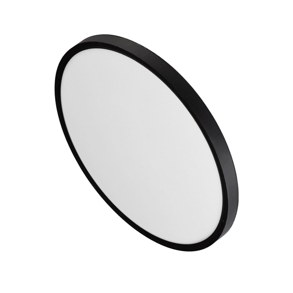Plafoniera LED moderna nera tonda 60cm CCT 50W Light Prestige