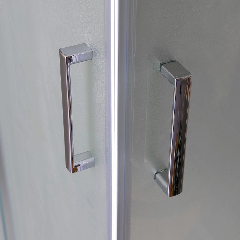 Cabina doccia rettangolare 90x70 satinato