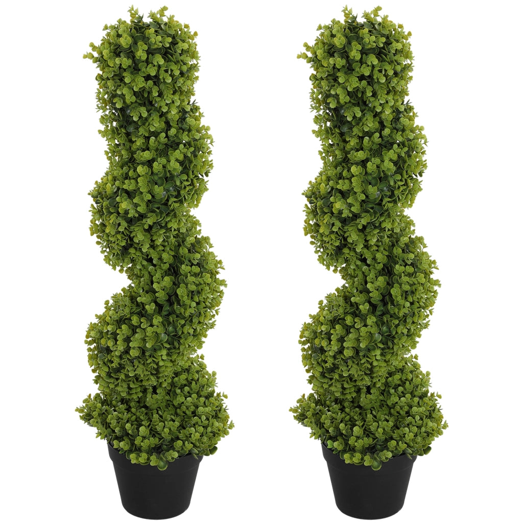 Set 2 Pezzi Piante Artificiali Decorazione Interno Esterno ¨C Minimal ¨C Verde 90 cm