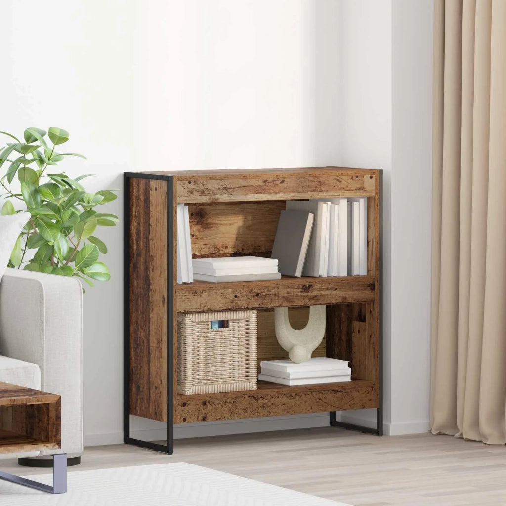 Armadio per Libri Legno vecchio 80 x 30 x 86,5 cm 886412