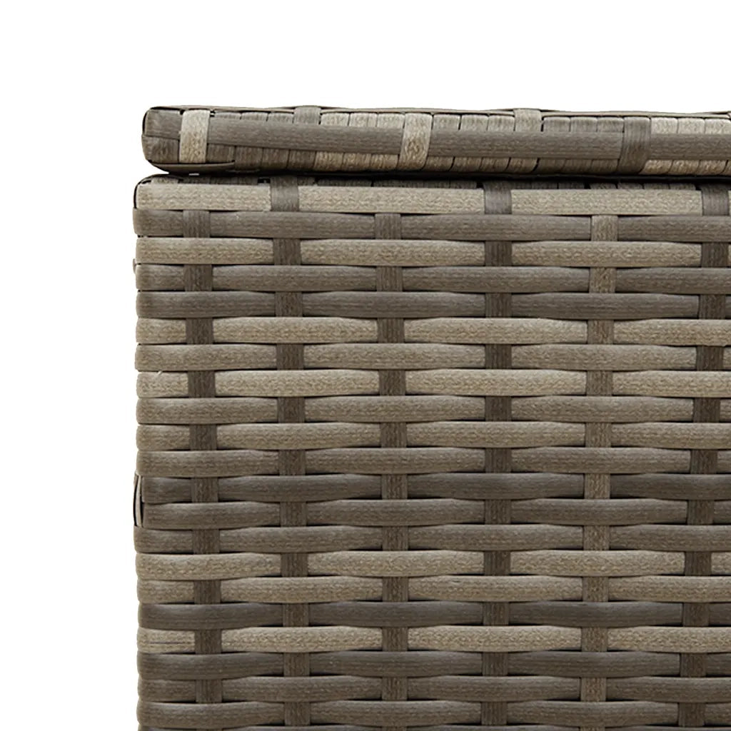 Contenitore da Giardino Grigio 291L in Polyrattan CFW5518446