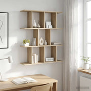 Scaffale da parete Rovere Sonoma 80 x 20 x 96 cm 8012206
