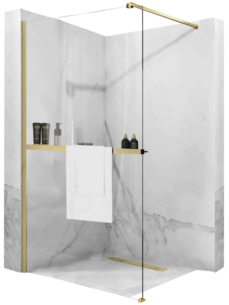 Mensola Con Appendiabiti Evo Gold Brush
