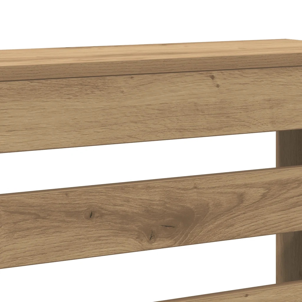 Copertura Termosifone Rovere Artigianale 78x20x82cm in Legno