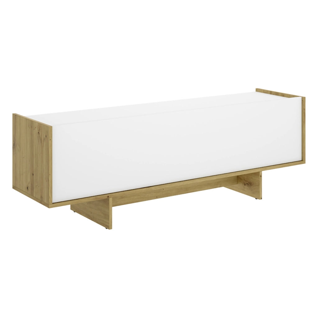 Ardmore, Mobile Porta tv 3 Ripiani, 30x150x50h cm Bianco