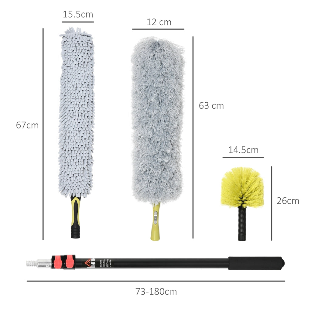 Kit Pulizia Casa ¨C zephmum ¨C Grigio e Giallo