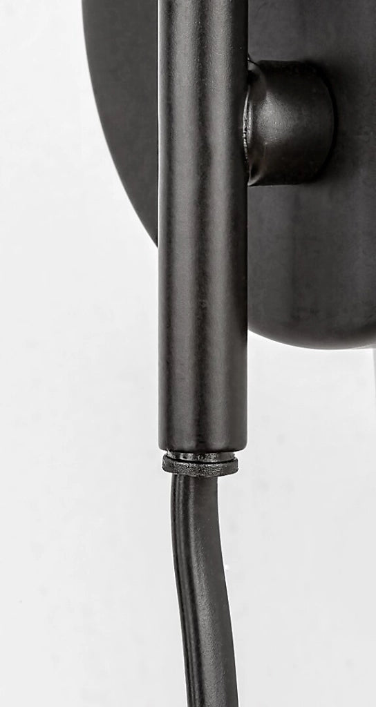 Applique industriale con cavo nera E27 Rabalux Manzur 71022