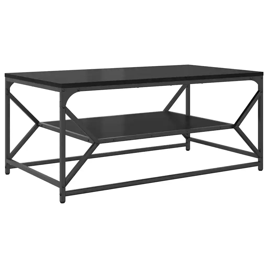 Tavolino da salotto Rovere Nero 90 x 50 x 40 cm 868231