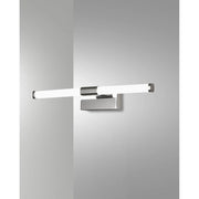 Applique Ago Cromo Fabas con Luce LED 1 Focale Calda della Collezione AGO