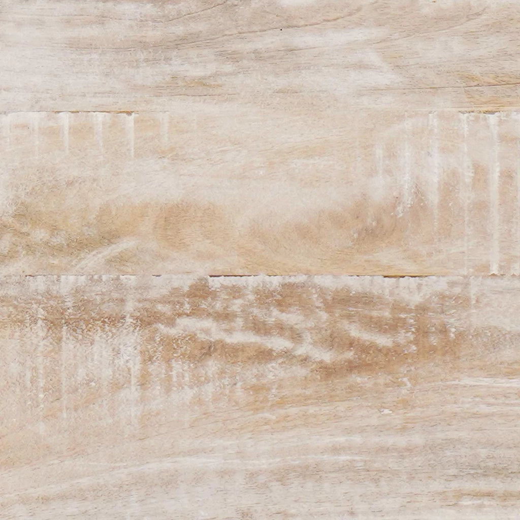 Specchio da Parete | Specchio decorativo Bianco 70 x 50 cm Legno di mango massello