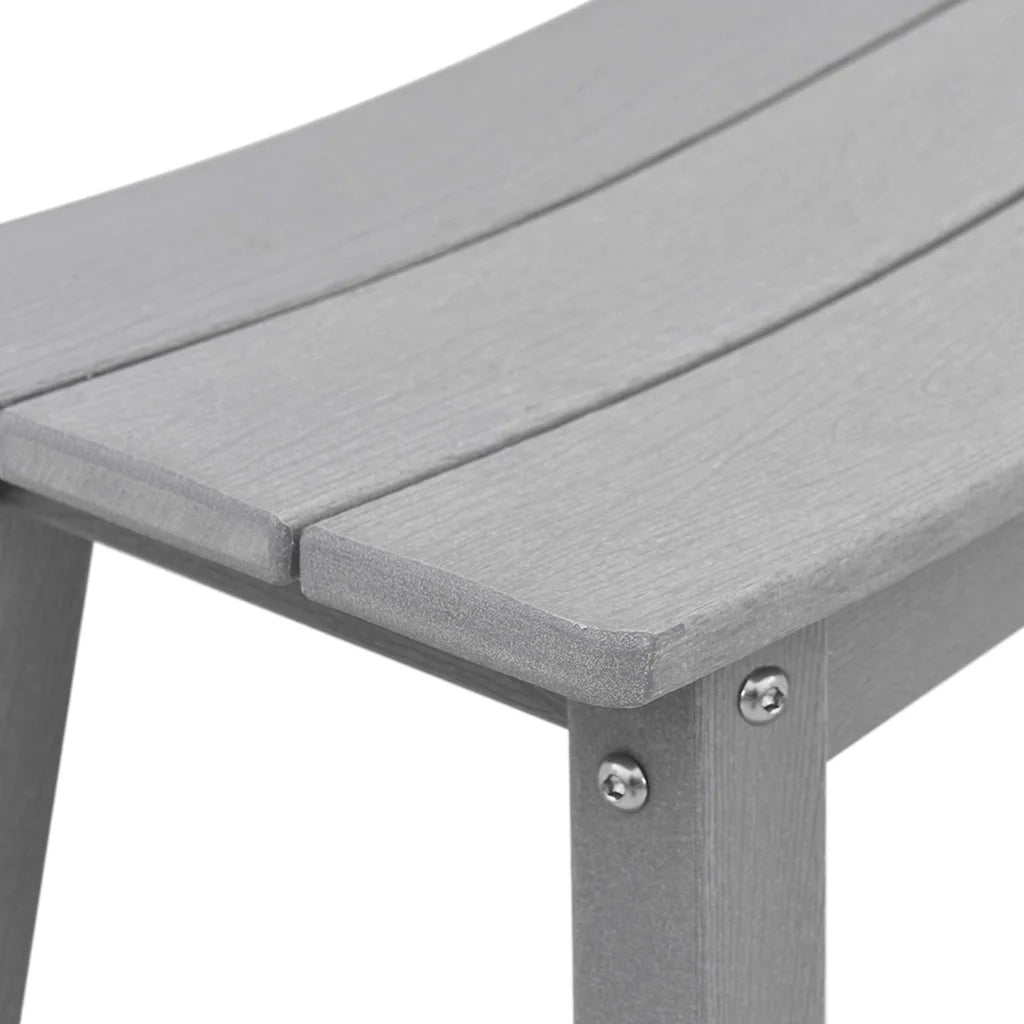Sgabello da bar 2 pcs Grigio chiaro 52 x 43 x 73,5 cm HDPE 42006612