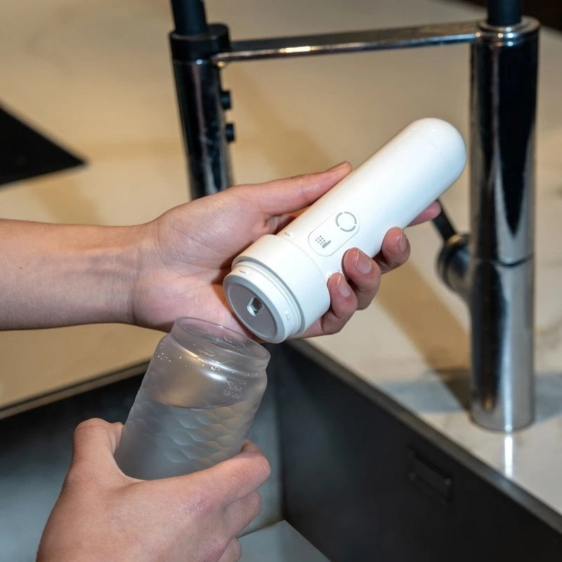Bidet portatile 3 funzioni con bottiglia 320 ml, testina di ricambio e borsa