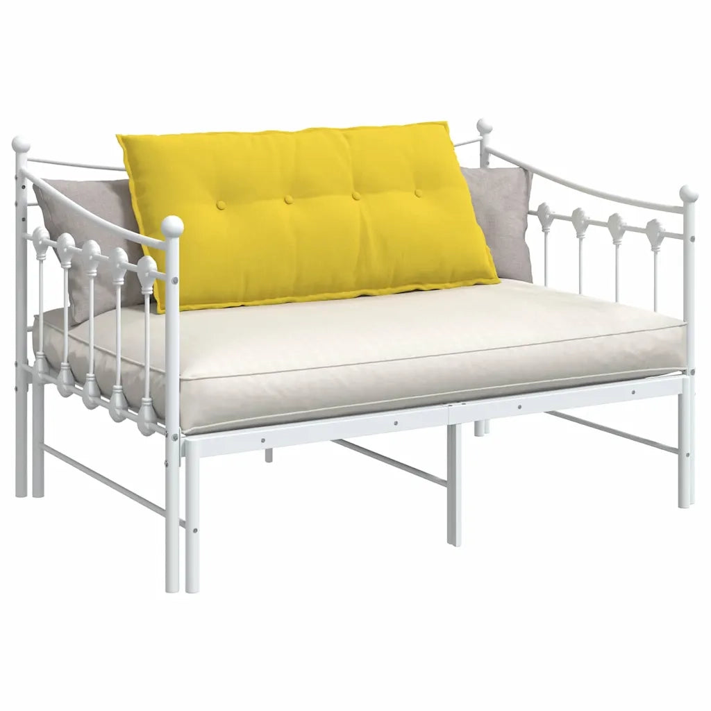 Cuscino per Schiena Giallo Chiaro 100 x 19 x 50 cm Tessuto 42014753