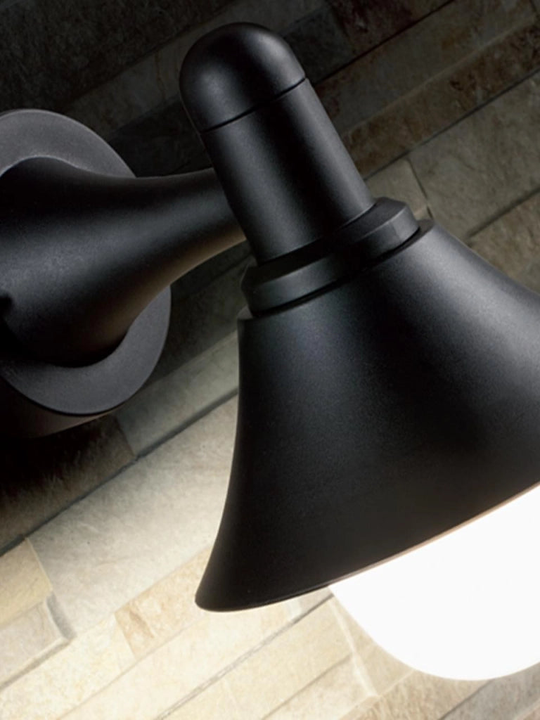 Applique Piccola In Basso E27 linea soda nero