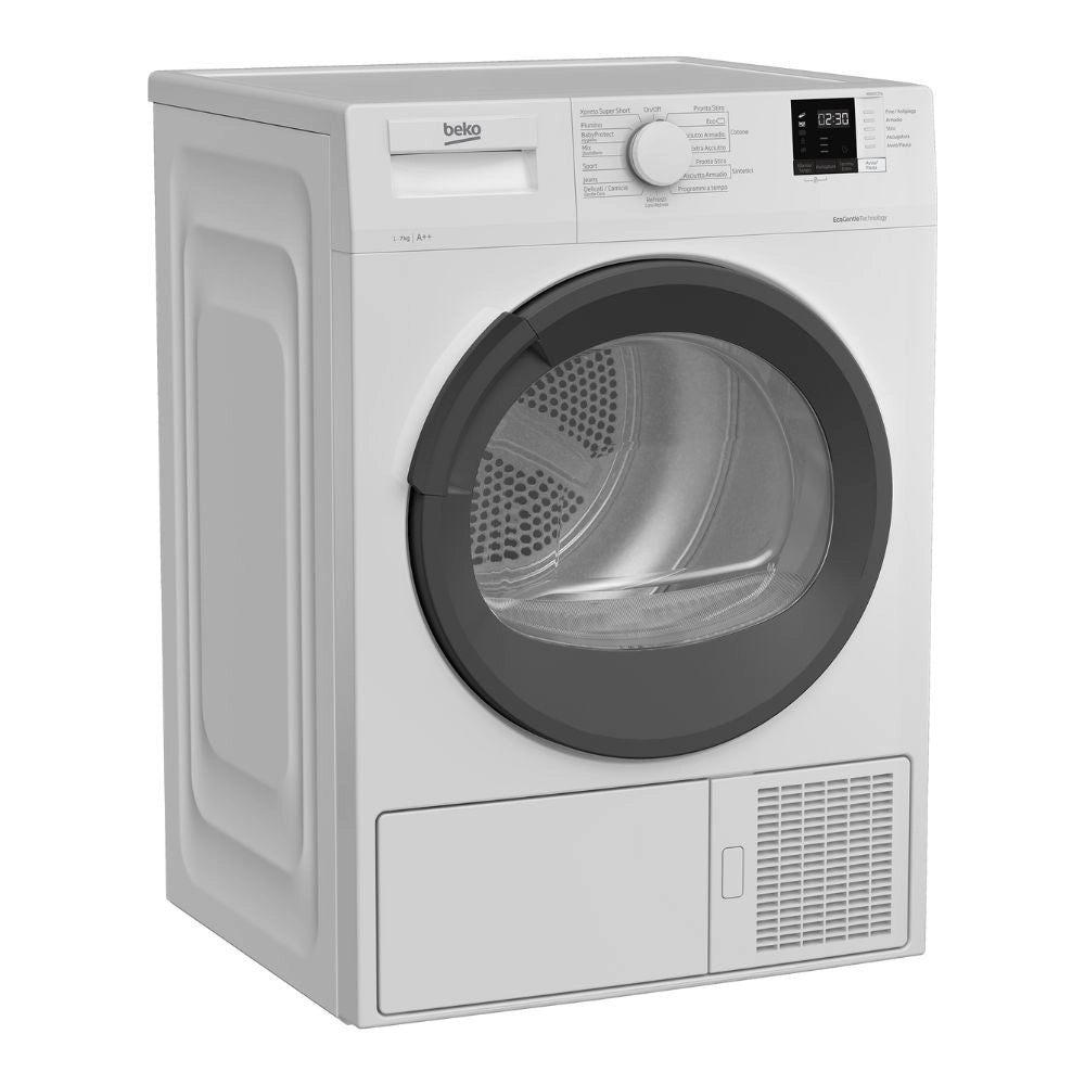 Asciugatrice slim 7 kg Beko MDXS727A classe A++ bianco