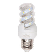 Trade Shop - Lampadina Led E27 11w 1045lm Tortiglione Vortice Spirale Luce Fredda Naturale Calda - -bianco Freddo      -