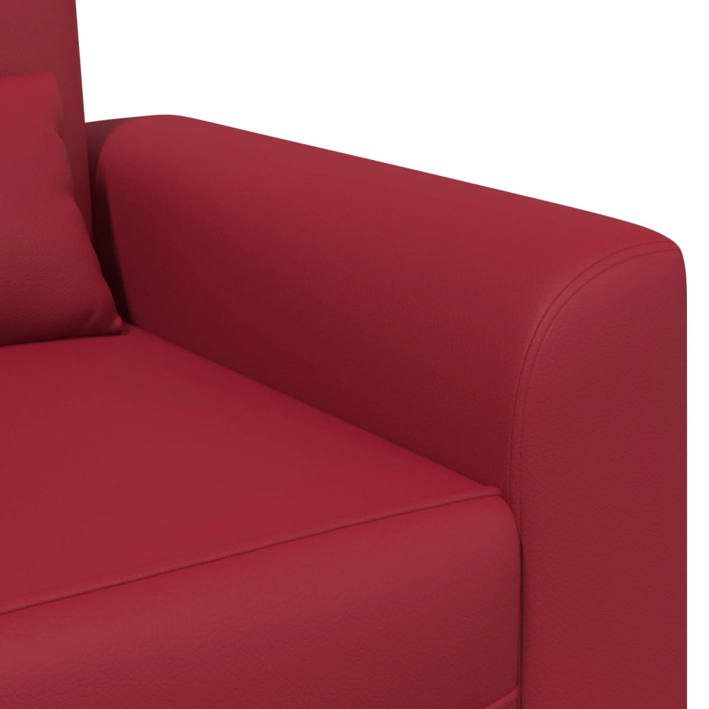 Poltrona Rosso Vino Similpelle 42042470