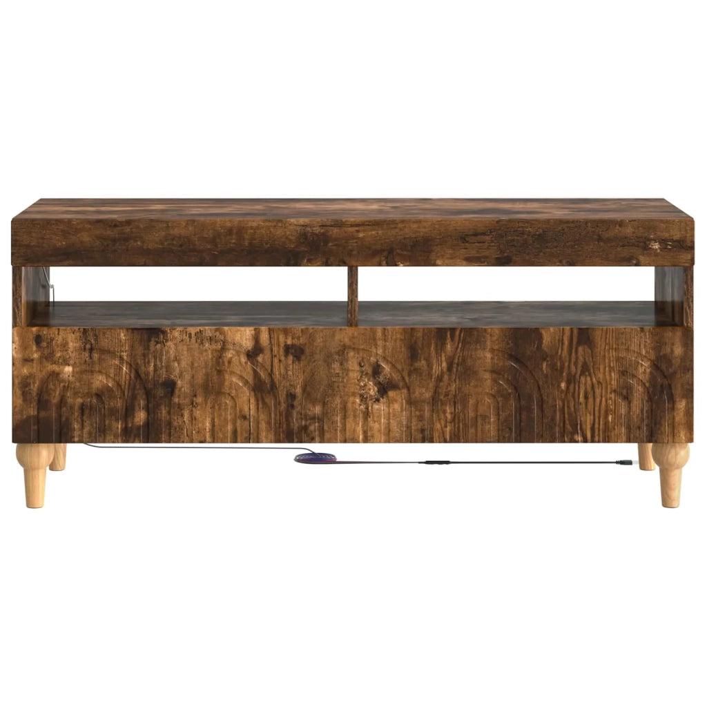 Mobile TV LED Rovere Fumo Legno ingegnerizzato 896330