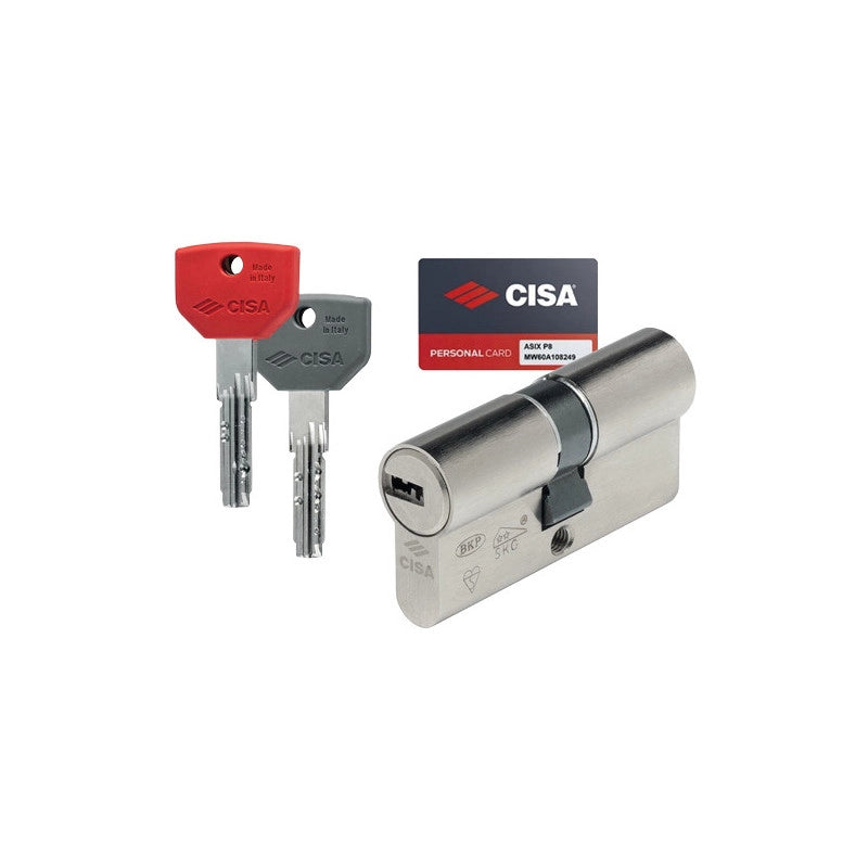 Cilindro profilato Cisa ASIX P8 PRO CA 5+1 30/45 mm – alta protezione