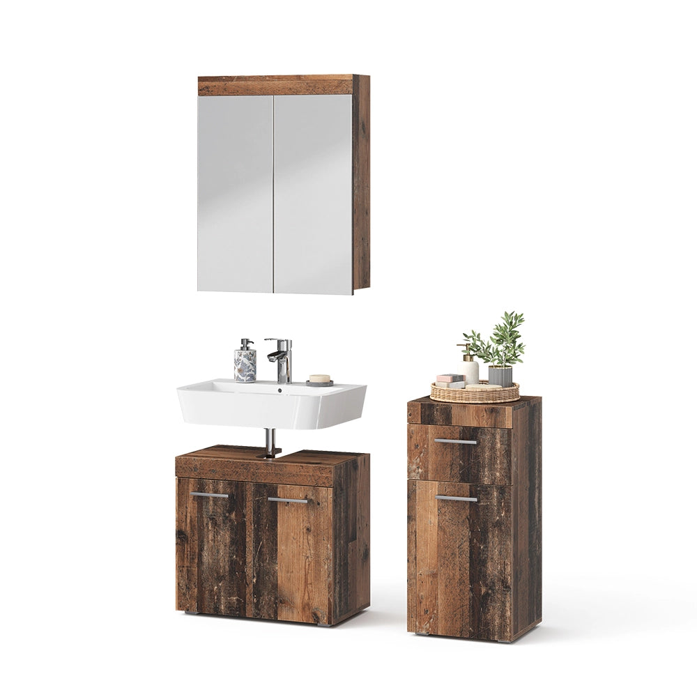 Vicco Set di mobili da bagno Oldstyle 3 parti