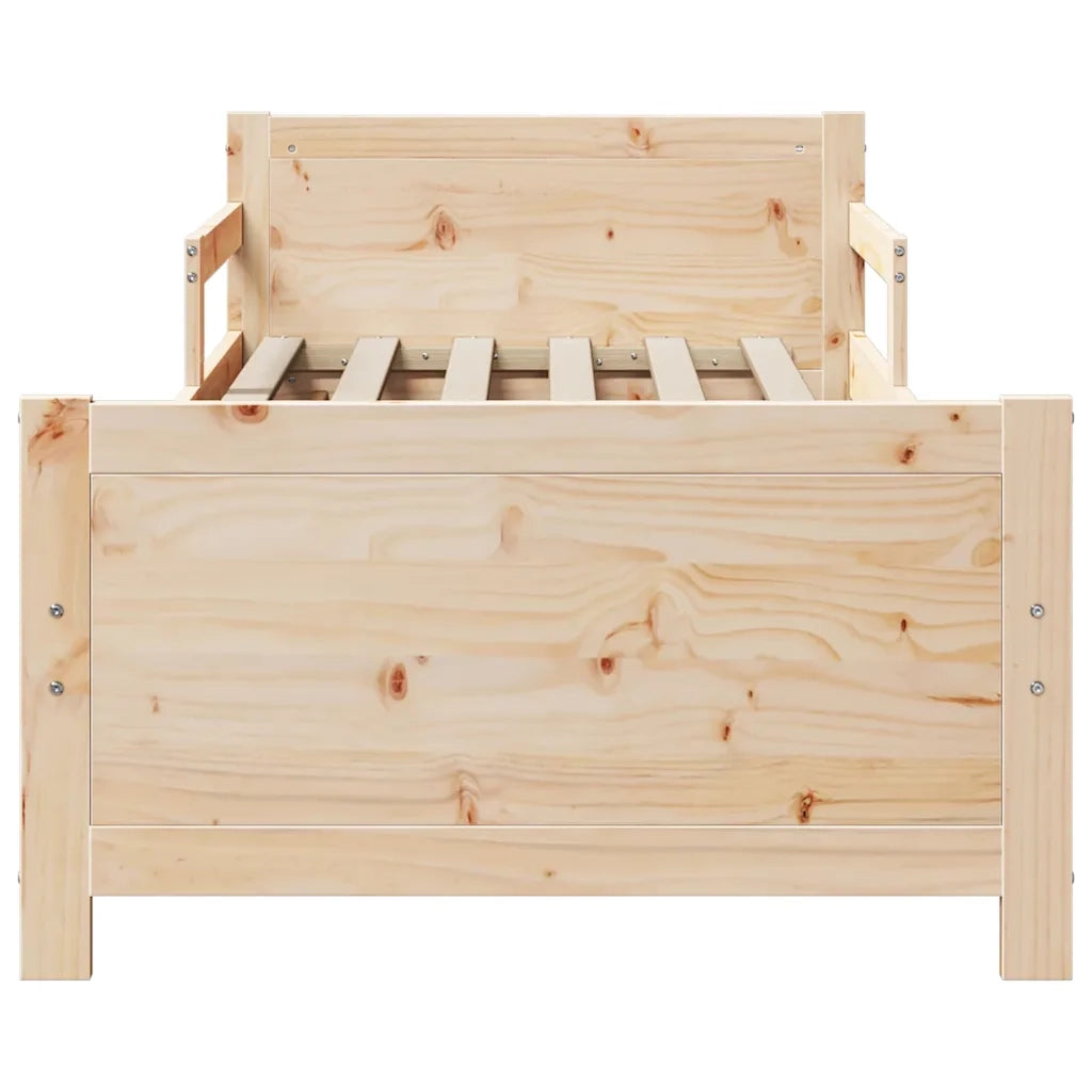 Struttura del letto-Giroletto Marrone 80 x 200 cm Legno multistrato 829183
