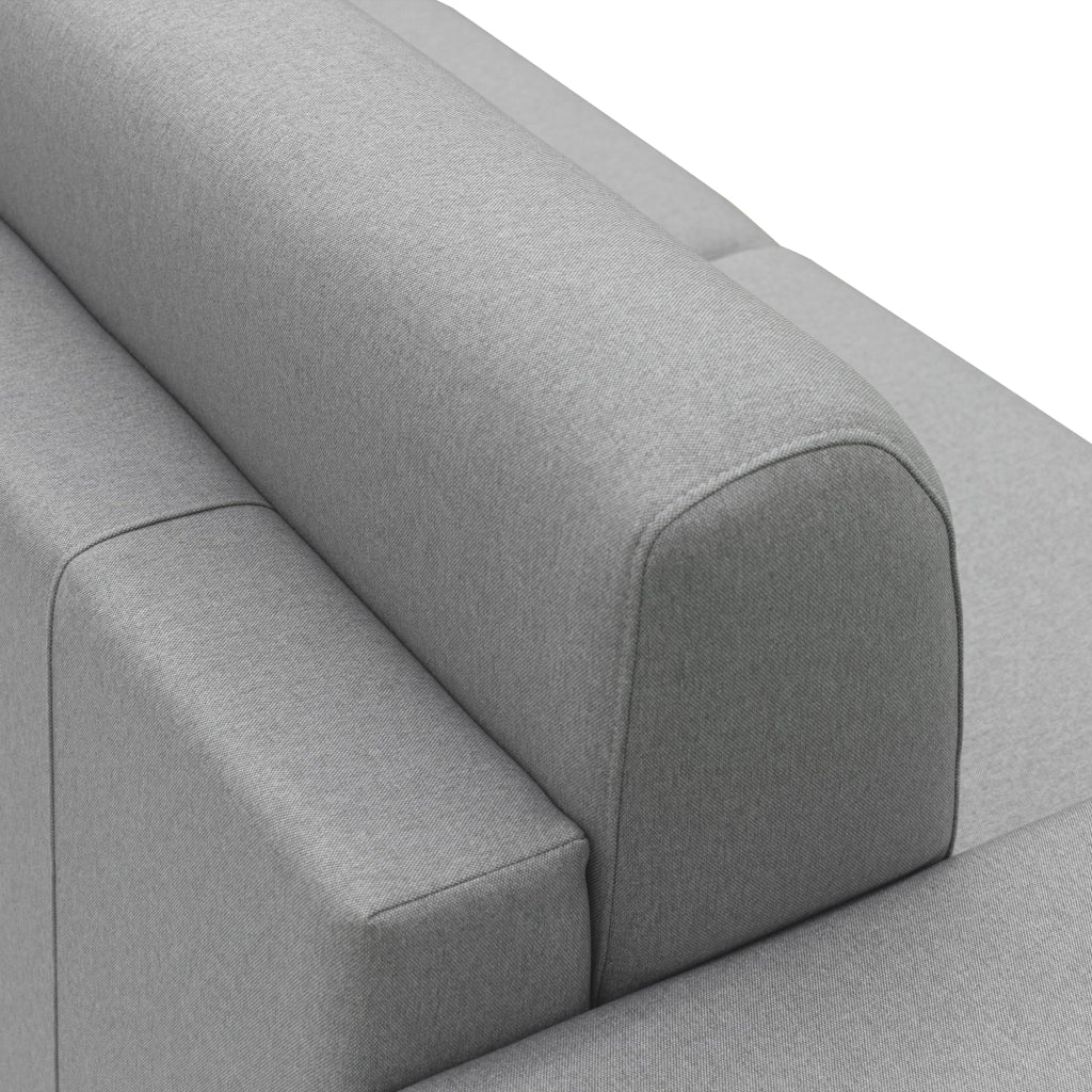 Chris Divano letto matrimoniale tessuto impermeabile 206 cm grigio