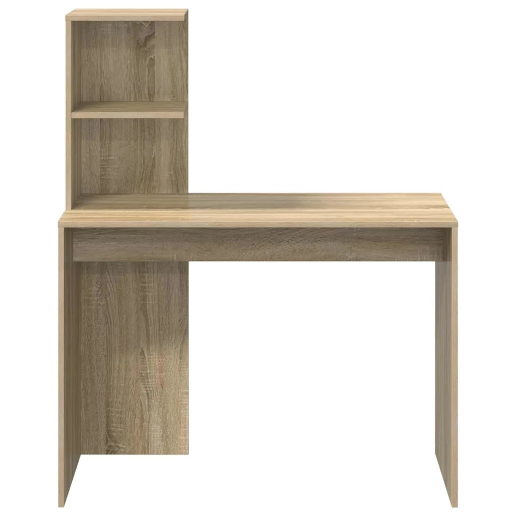 Scrivania | Tavolo da Ufficio rovere sonoma 102 x 50 x 124 cm Legno multistrato